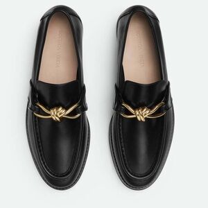Bottega Veneta Astaire Slip-On Loafers (Women 41) Black